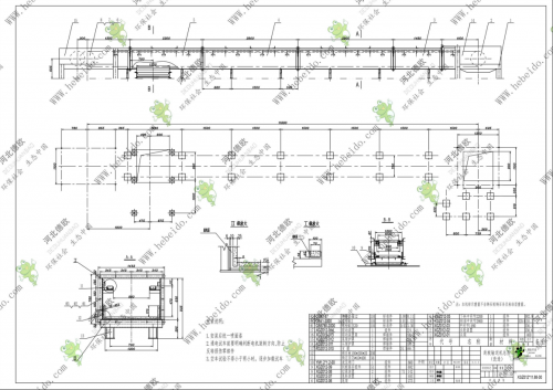 河南XGZ-1200铸石槽刮板输送机CAD